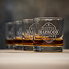 Scotch Whisky Clear Rocks Glass - Engraved (set of 4) ALT1 Thumbnail