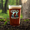 Sasquatch Sanctuary Clear Pint Glass - Color Printed (single) ALT2 Thumbnail