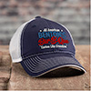 All American BBQ Navy/White Embroidered Trucker Hat ALT1 Thumbnail