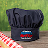 All American BBQ Navy Embroidered Chef Hat ALT1 Thumbnail