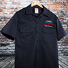 All American BBQ Navy Embroidered Work Shirt ALT1 Thumbnail