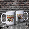 Classic Garage White Ceramic Coffee Mug (set of 2) ALT1 Thumbnail