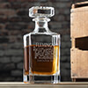 Tavern Clear Whiskey Decanter - Engraved ALT1 Thumbnail