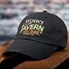 Tavern Black Embroidered Hat ALT1 Thumbnail