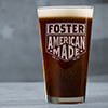 American Made Clear Pint Glass - Engraved (single) ALT1 Thumbnail