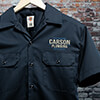 Plumbing Navy Embroidered Work Shirt ALT1 Thumbnail