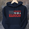 Family Flag Navy Adult Hooded Sweatshirt ALT1 Thumbnail