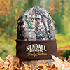 Hunting Family Tradition Brown/Camo Embroidered 2-Tone Camo Cuffed Beanie ALT2 Thumbnail