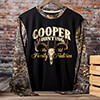 Hunting Family Tradition Black/SFG Camo Adult 2-Tone Camo Long Sleeve T-Shirt ALT1 Thumbnail