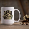 Coffee White Ceramic Coffee Mug (single) ALT1 Thumbnail