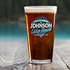 Livin' The Dream Lake House Clear Pint Glass - Color Printed (single) ALT1 Thumbnail