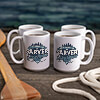 Livin' The Dream Lake House White Ceramic Coffee Mug (set of 4) ALT1 Thumbnail