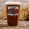 Farmstead Clear Pint Glass - Color Printed (single) ALT1 Thumbnail