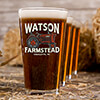 Farmstead Clear Pint Glass - Color Printed (set of 4) ALT1 Thumbnail