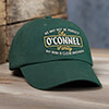 Perfectly Irish Forest Green Embroidered Hat ALT1 Thumbnail