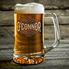 Celtic Heritage Clear Beer Mug - Engraved ALT1 Thumbnail