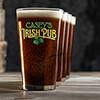 Irish Pub Clear Pint Glass - Color Printed (set of 4) ALT1 Thumbnail