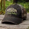 Fishing Family Tradition Brown/Camo Embroidered 2-Tone Camo Hat ALT1 Thumbnail