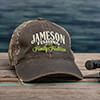 Fishing Family Tradition Brown/Camo Embroidered 2-Tone Camo Hat ALT2 Thumbnail