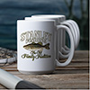 Fishing Family Tradition White Ceramic Coffee Mug (set of 4) ALT1 Thumbnail