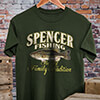 Fishing Family Tradition Forest Green Adult T-Shirt ALT1 Thumbnail