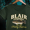 Fishing Family Tradition Forest Green Adult Ladies Fitted T-Shirt ALT1 Thumbnail