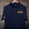 Fishing Charter Navy Embroidered Adidas Polo Shirt ALT1 Thumbnail