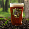 Livin' The Dream Cabin Clear Pint Glass - Color Printed (single) ALT1 Thumbnail