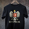 Polish Monogram Black Adult T-Shirt ALT1 Thumbnail