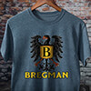 German Monogram Dark Heather Adult T-Shirt ALT1 Thumbnail