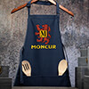 Scottish Monogram Navy Apron ALT1 Thumbnail