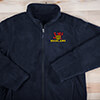 Scottish Monogram Navy Embroidered Zippered Fleece ALT1 Thumbnail