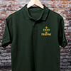 Celtic Wreath Monogram Forest Green Embroidered Polo Shirt ALT1 Thumbnail