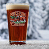 Country Christmas Clear Pint Glass - Color Printed (single) ALT1 Thumbnail