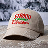 Country Christmas Stone Embroidered Hat ALT1 Thumbnail