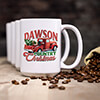 Country Christmas White Ceramic Coffee Mug (single) ALT1 Thumbnail