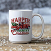 Country Christmas White Ceramic Coffee Mug (single) ALT2 Thumbnail