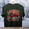 Country Christmas Forest Green Adult T-Shirt ALT1 Thumbnail