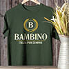 Italian Monogram Forest Green Adult T-Shirt ALT1 Thumbnail