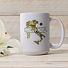 Italian Heritage White Ceramic Coffee Mug (single) ALT1 Thumbnail