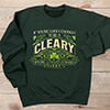 Lucky Enough Forest Green Adult Sweatshirt ALT1 Thumbnail