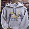 Farm Market Sports Grey Adult Hooded Sweatshirt ALT1 Thumbnail