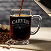 Bourbon Whiskey Clear Coffee Mug - Engraved (single) ALT1 Thumbnail