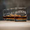 Bourbon Whiskey Clear Rocks Glass - Engraved (set of 4) ALT1 Thumbnail