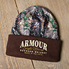 Bourbon Whiskey Brown/Camo Embroidered 2-Tone Camo Cuffed Beanie ALT1 Thumbnail