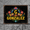 Hispanic Monogram NA Tin Sign 16 x 12.5 ALT1 Thumbnail