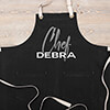 Chef Black/Stone Canvas Work Apron ALT1 Thumbnail