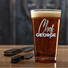 Chef Clear Pint Glass - Color Printed (single) ALT1 Thumbnail