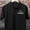 Chef Black Embroidered Polo Shirt ALT1 Thumbnail