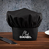 Chef Black Embroidered Chef Hat ALT1 Thumbnail